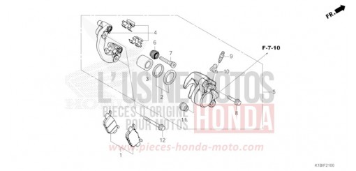 ETRIER DE FREIN ARRIERE NSS350AST de 2026
